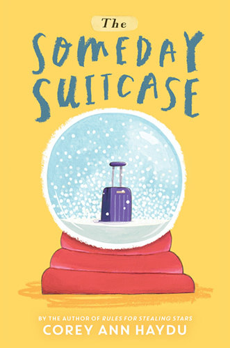 someday suitcase by author Corey Ann Haydu